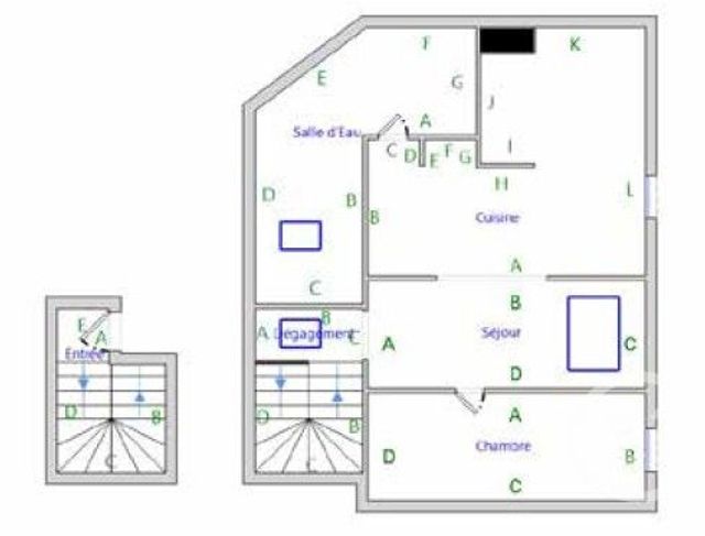 Appartement F2 à vendre - 2 pièces - 35.55 m2 - SARCELLES - 95 - ILE-DE-FRANCE - Century 21 Wilson Immobilier
