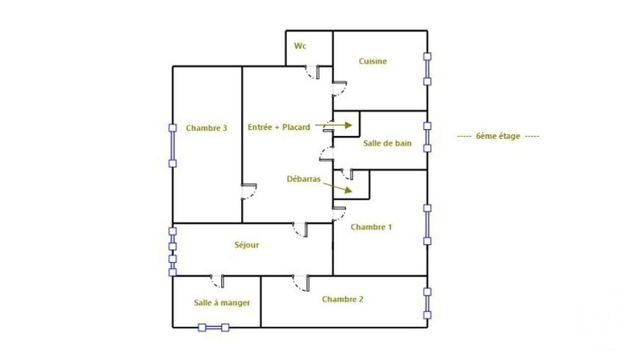 Appartement F5 à vendre - 5 pièces - 74.8 m2 - GARGES LES GONESSE - 95 - ILE-DE-FRANCE - Century 21 Wilson Immobilier